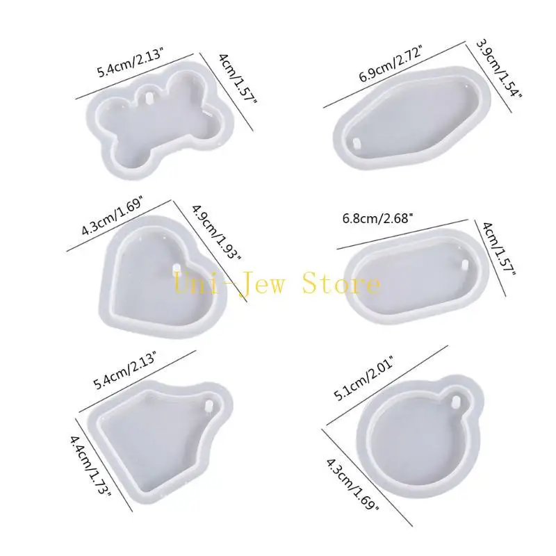 40GB Handmade Round Bone Heart Oval Listing Mold Silicone Pendant Mold Epoxy Resin Casting Mold for Jewelry Making Diy Crafts - Image 6