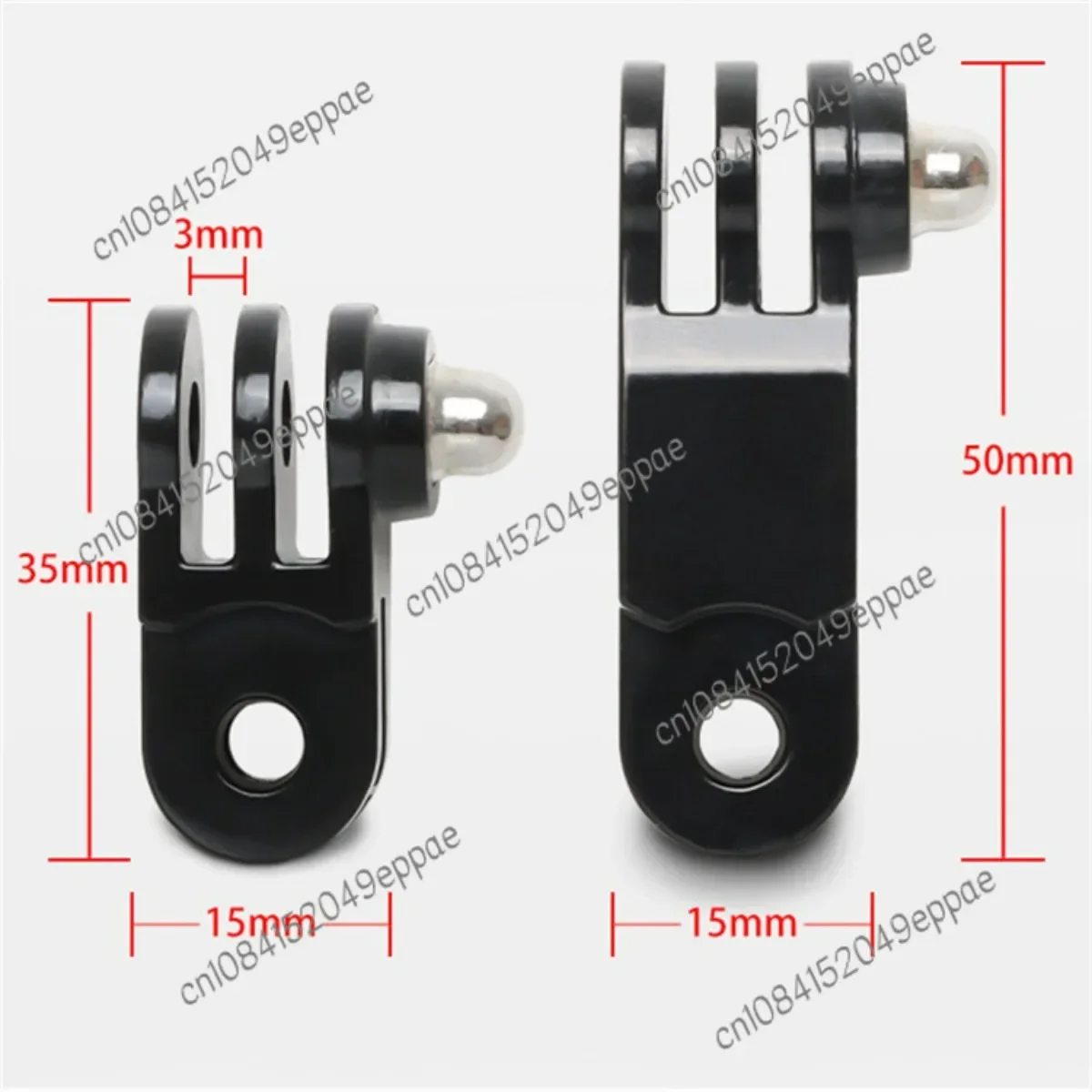 2pcs Applicable to GoPro Bracket Accessories Different Direction Adjusting Arm Same Direction Long and Short Arm