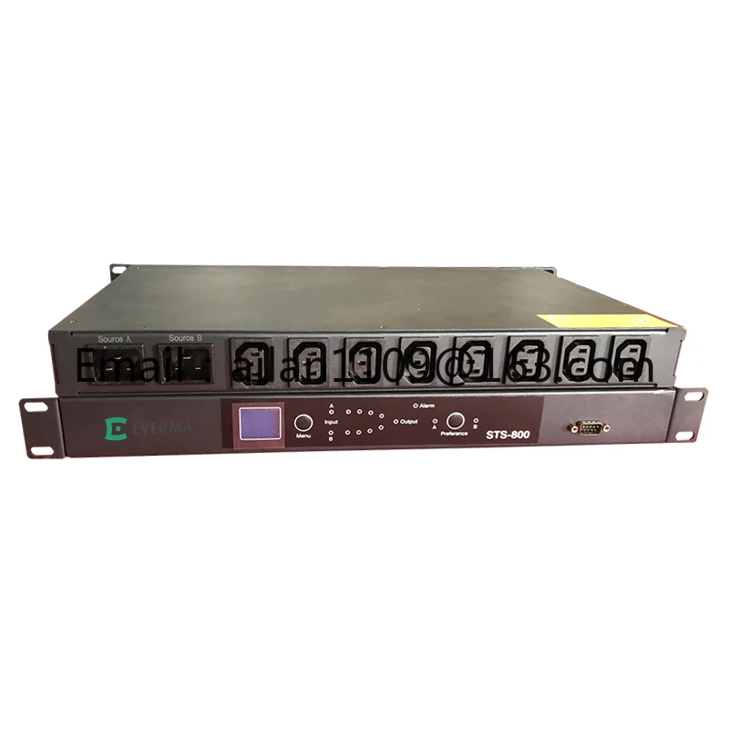 Dual Input Automatic Transfer Switch Rack Mount 19 Power Metered Pdu