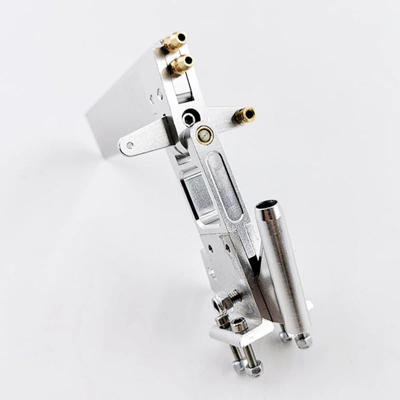 FBIL-1PC Brushless 110Mm Water Absorbing Rudder Aluminum Suction Steering Rudders+Tail 4Mm Shaft Bracket For CAT RC Jet Boats Pa