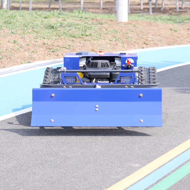 

Customized Wholesale Cheap High Power Remote Controlled Grass Cutter 4 Stroke Engine Tracked Robot Mower