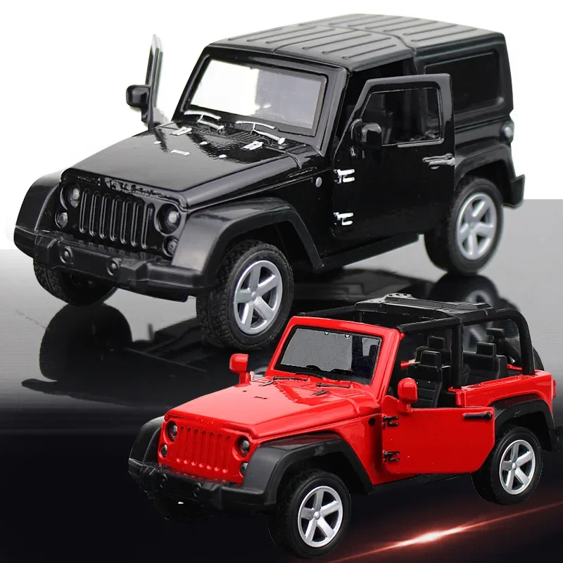 1:36 jeep alloy car model cross-country convertible metal car model car ornaments.