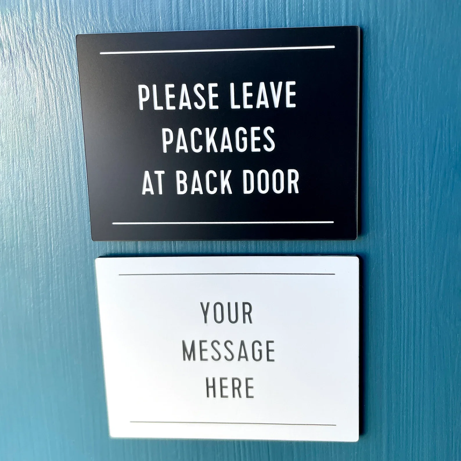CUSTOM SIGN - 'Please Leave Packages...