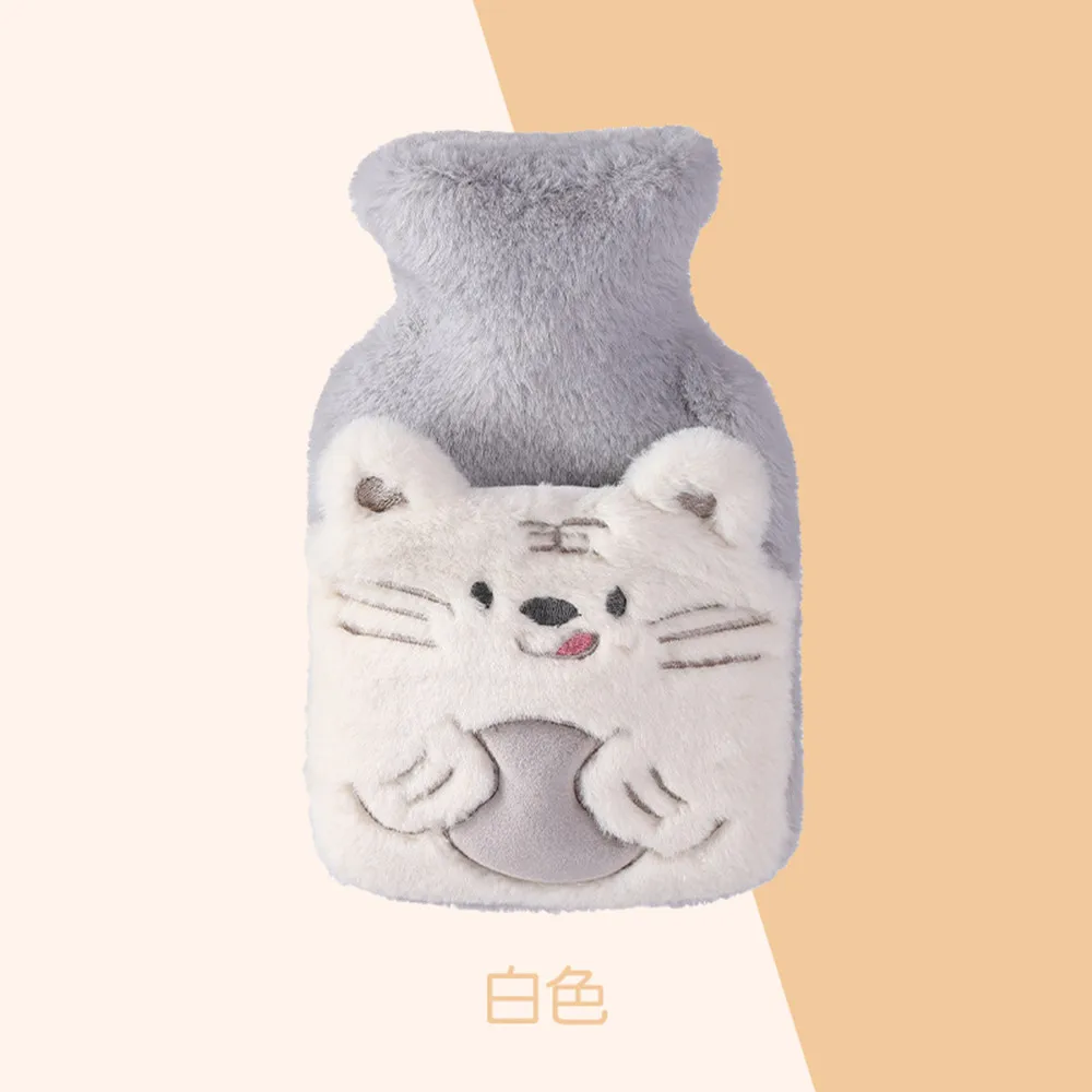 Cute Hot Water Bottle Warm Belly Treasure Cartoon Warmer Filled Explosion-proof Portable Winter Reusable Hand Warmer Outdoor