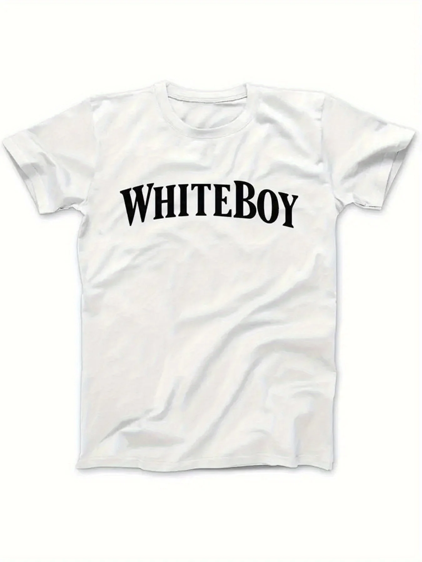 Men's White T-Shirt with 