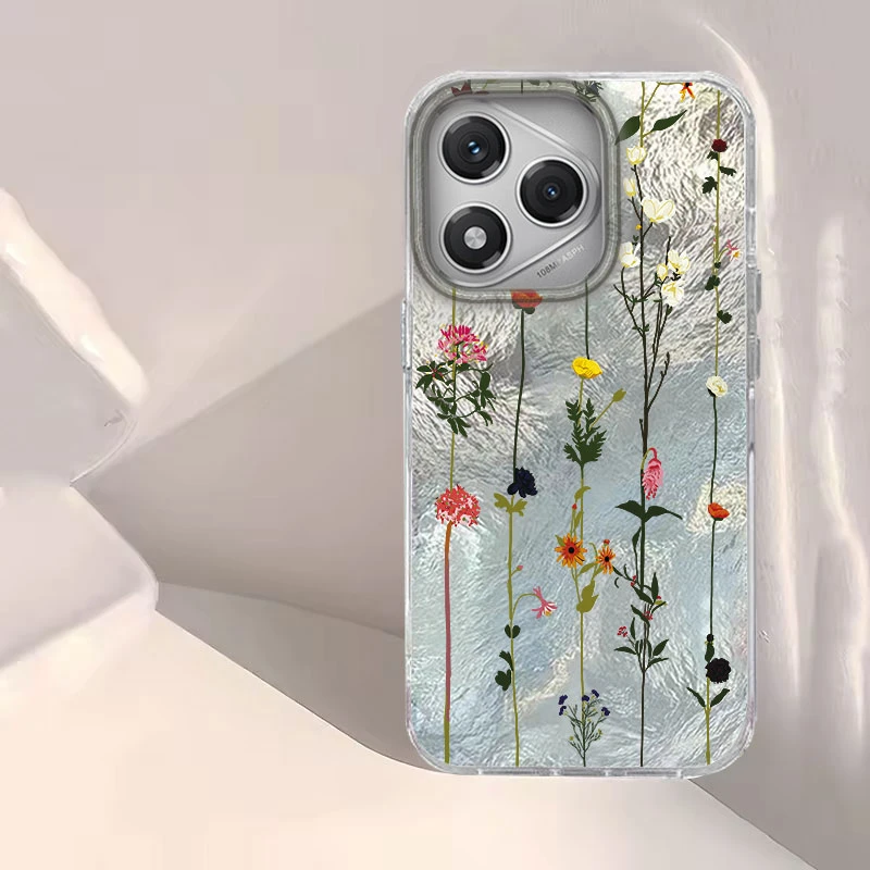 

For Honor 400 200 Pro Magic7 6 5 Lite Smart X9c X9b X9a X8a X8b X8c X7c 5G Print Flower Phone Case Protective Back Bumper Cover