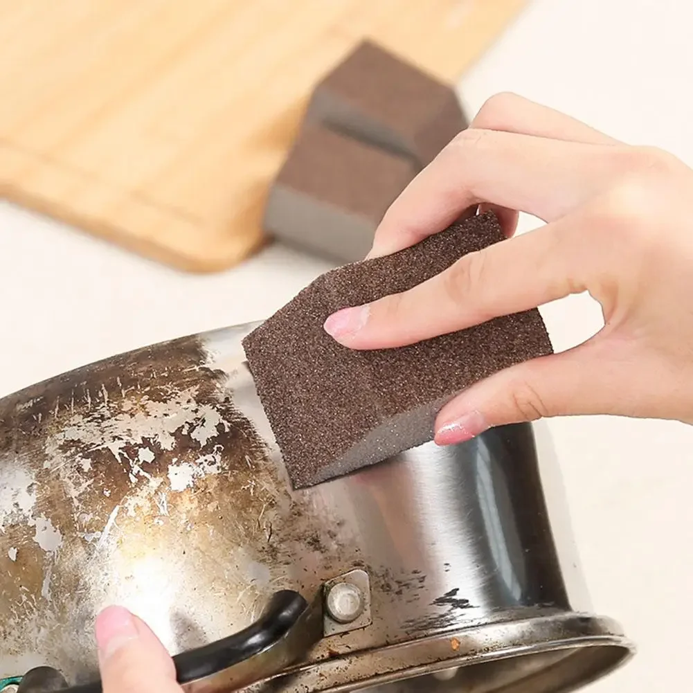 1Pcs Magic Sponge Eraser Carborundum Removing Rust Cleaning Brush Descaling Clean Rub for Cooktop Pot Kitchen Sponge