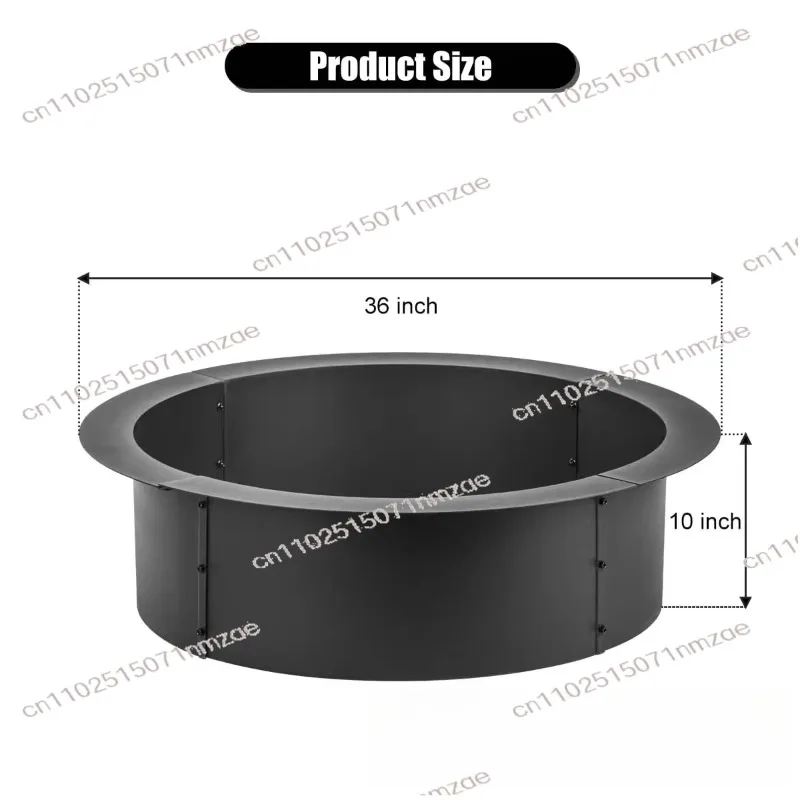 Large Portable Outdoor Camping Wood Stove Smokeless Bonfire Stove Courtyard Heating Stove