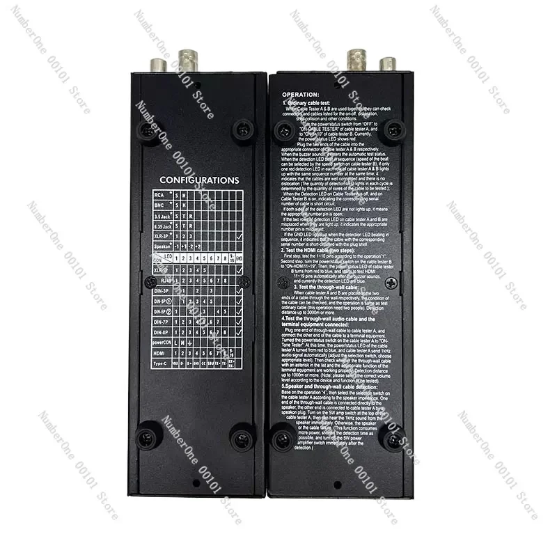 

CT-78 Multi-Function Line Tester - XLR/HDMI Audio Line Test, 16 Types Measurement