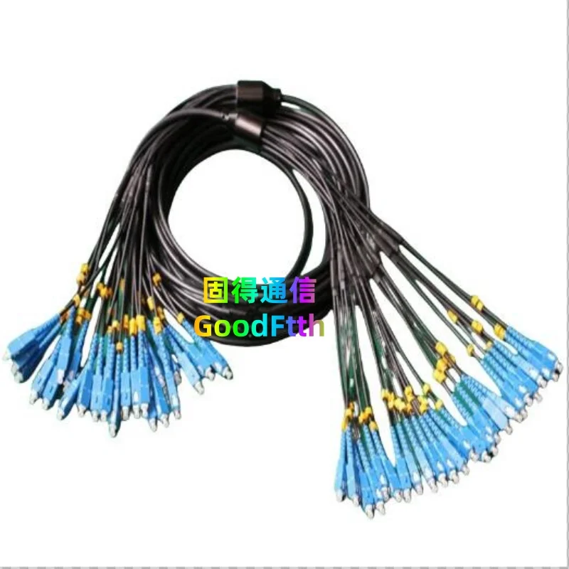 Armored Tactical Patch Cord SC-SC UPC SM 24 Core Fiber 1m 2m 3m 5m 6m 8m 10m 15m 20m 25m TPU GoodFtth