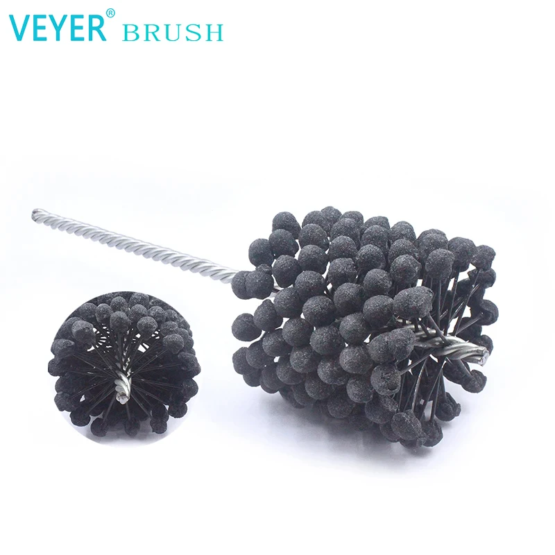 

VEYER 4-110mm Flex Ball Hone Deburring Brush CNC Grit240 Honing Tool For Cylinders Cutter Router Bit Rotary Deburr Tube tools