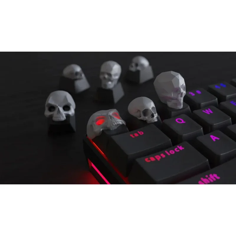 

3D-принт, новый популярный крутой нишевый уникальный колпачок для ключей с черепом на Хэллоуин