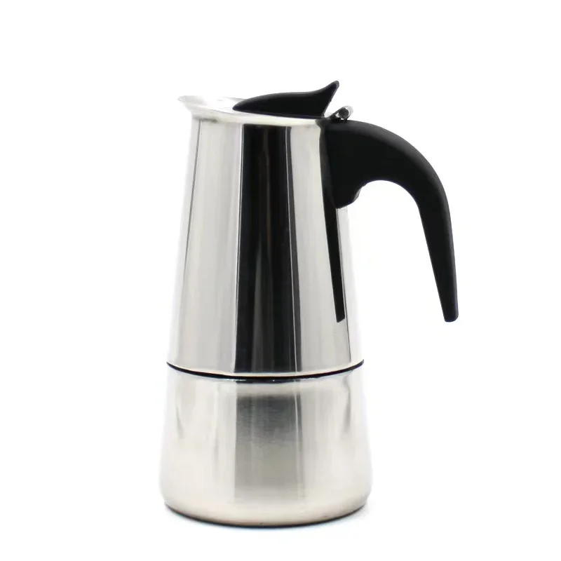 Stainless steel moka pot ltalian Vacuum Coffee Maker Household Espresso Pot