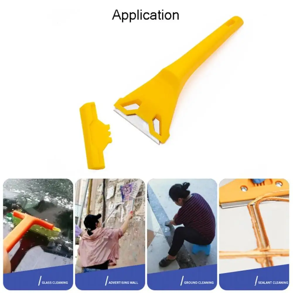 Wide Application Window, Oven, Wall Cleaning Hand Tools Long Handle Cleaning Shovel Scraper Tool Glass Scraper Plaster Trowel