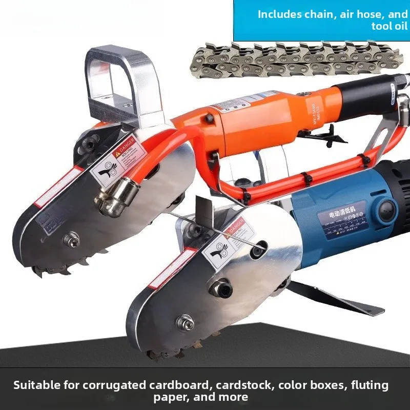 Pneumatic waste removal machine, high-horsepower pneumatic waste removal machine, chain corrugated cardboard color box