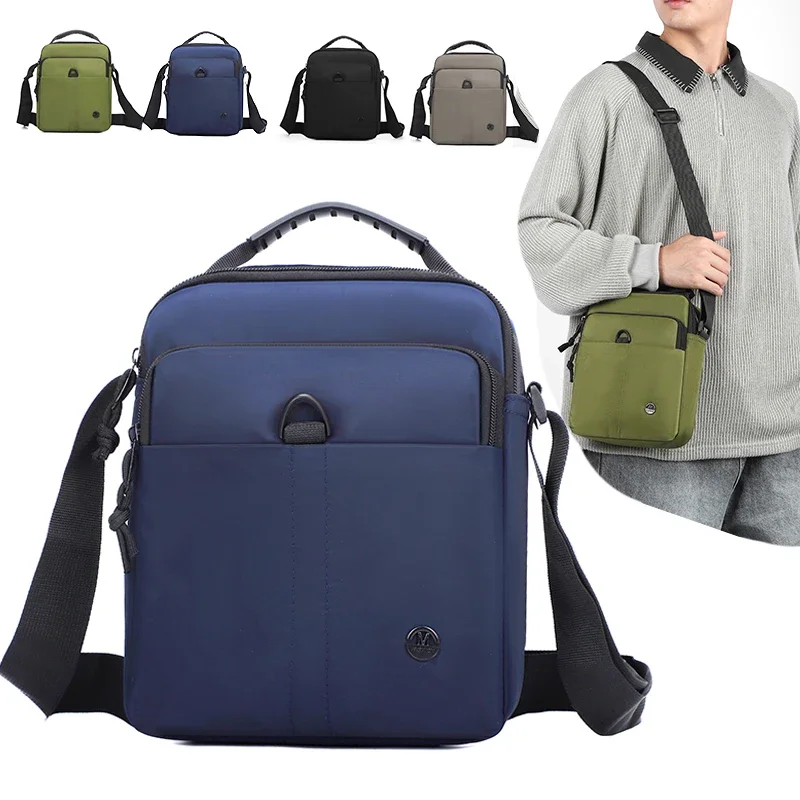 

Men's Casual Crossbody Bag, Multi Compartment Storage, Fashionable Shoulder Bag, Suitable for Commuting, Outdoor Shopping, Etc