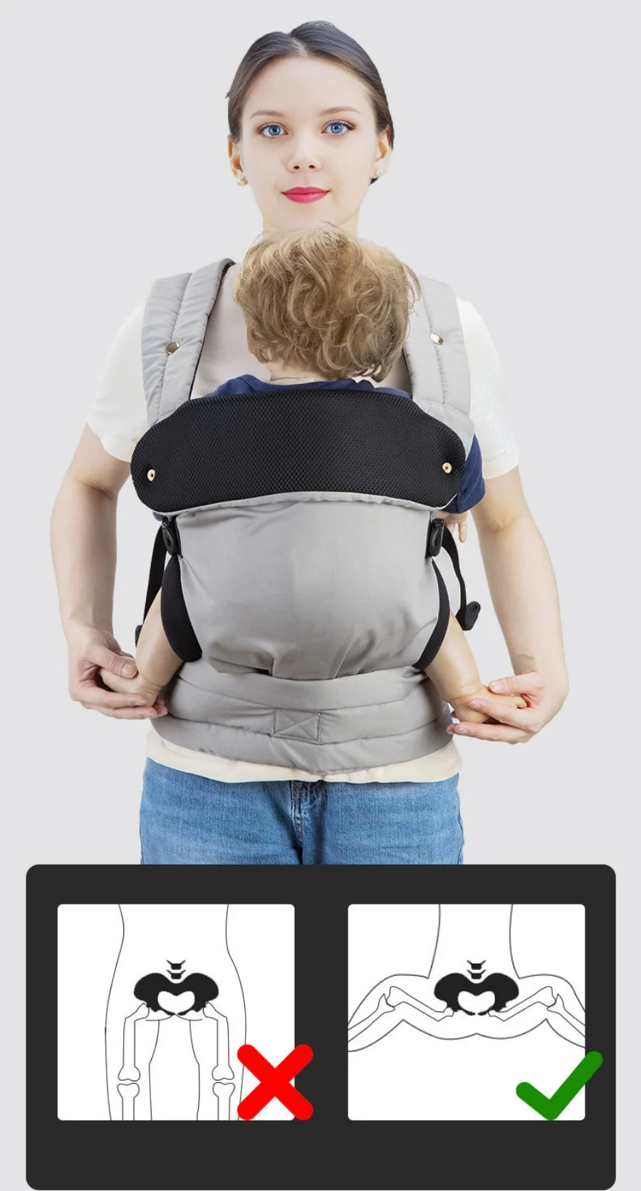 Baby Carrier Ergonomic Kangaroo Infant Kid Sling Back Front Facing Backpack Wrap newborn Bag 0-36 Months