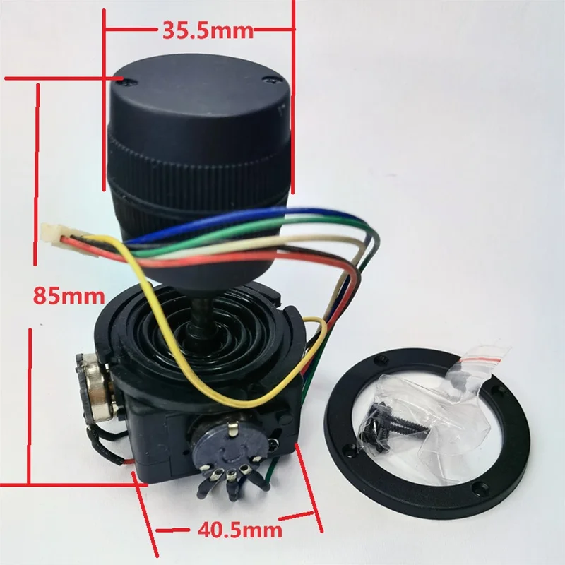 1pcs，Rocker potentiometer，JH-D202X-R2-5K  Two-dimensional sealed joystick 360 degrees，Pan controller joystick