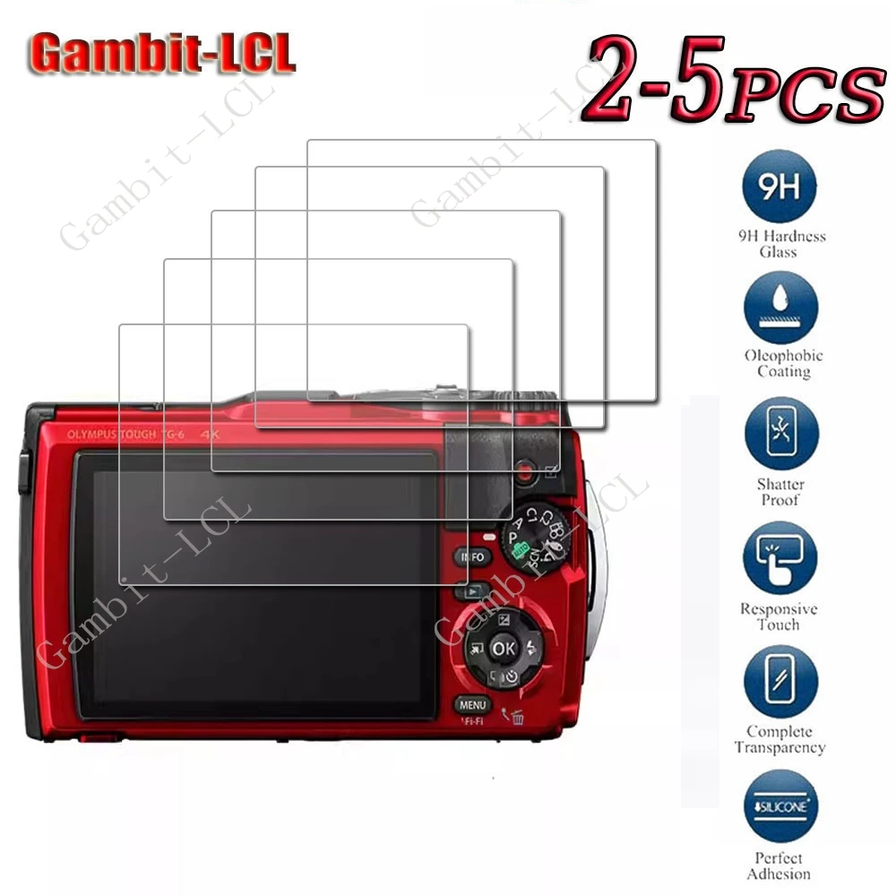 

Tempered Glass For Olympus Tough TG3 TG-3 TG-4 TG4 TG5 TG-5 TG-6 TG6 TG-7 GT7 Camera LCD Screen Protection Cover Film