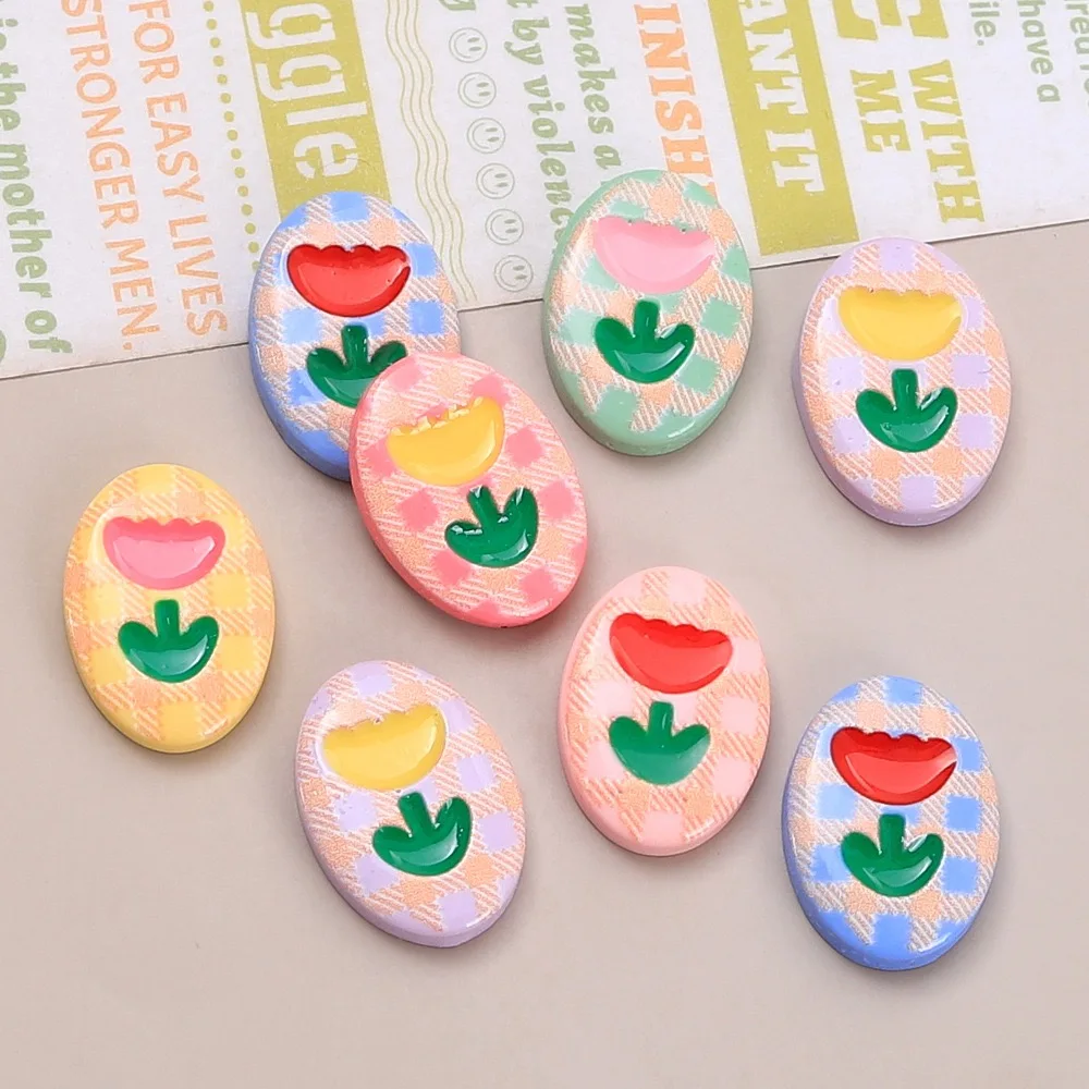 10pcs Resin Fashion Flower Flatback Figurines Scrapbook Wedding Applique Home Decoration Crafts
