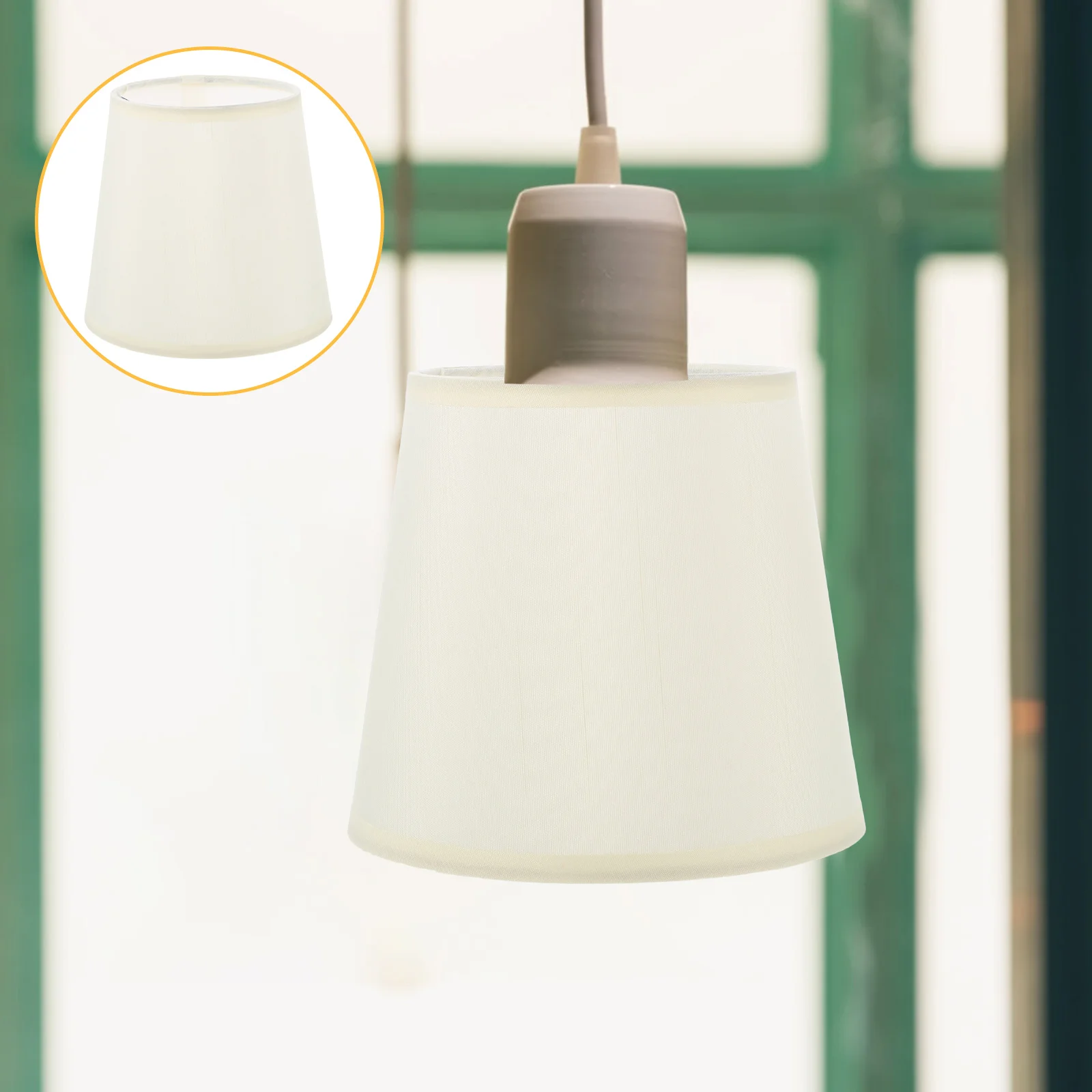 

Fabric Lampshade Cloth Shades for Desk over Bulb Dorm Accessories Small Table Office