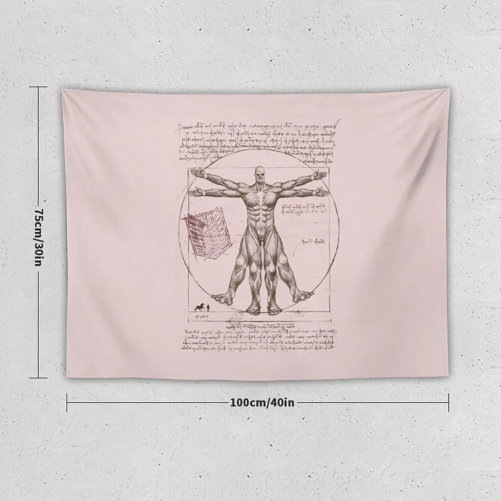 New Vitruvian Colossal Tapestry Tapestry On The Wall Bedrooms Decor Home Decoration Accessories