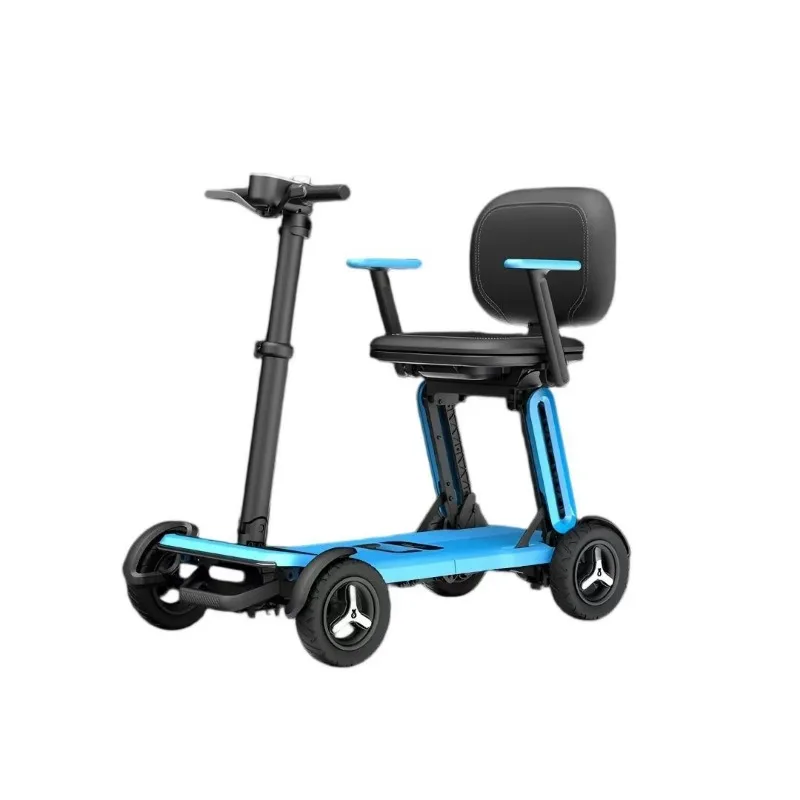 Folding electric four-wheeler electric scooter elderly scooter