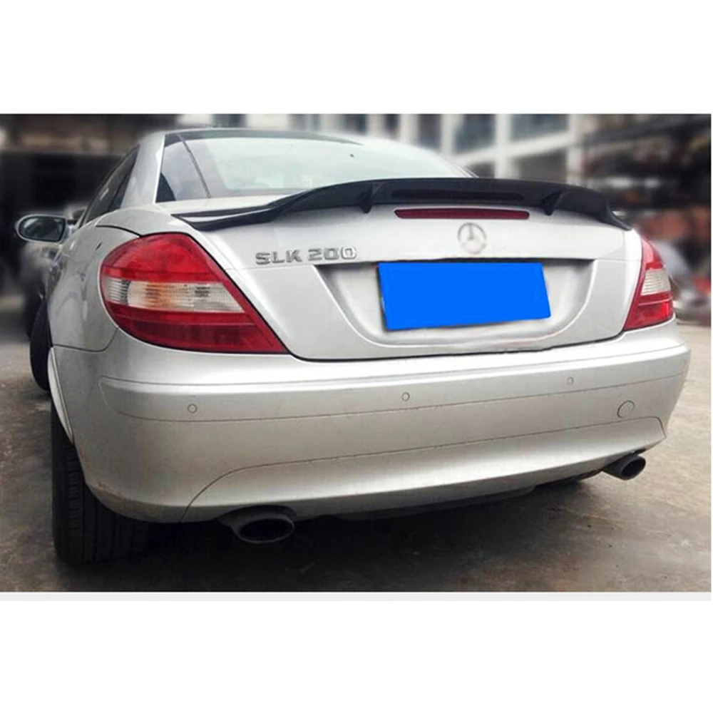 For Mercedes Benz SLK Class R171 2004 - 2010 SLK200 SLK280 SLK300 SLK350 R171 R172 Carbon Fiber Rear Trunk Cover Spoiler R Style