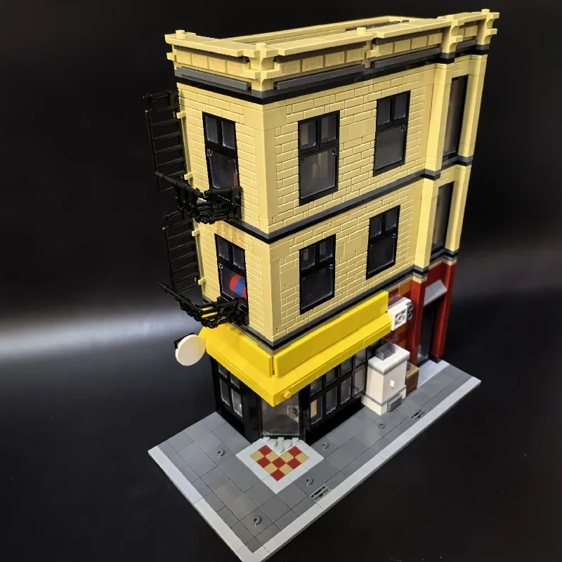 1211 Uds. Película Spider Hero Deli tienda casa de bloques de construcción ciudad apartamento tienda arquitectura Modular montaje modelo Kit regalo de Navidad