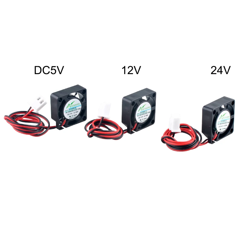 ANCHAOPU ACP2006 2cm 20mm ventilateur 20x20x6mm DC5V/12V/24V 2pin Micro ventilateur de refroidissement pour imprimante alimentation Raspberry Pi