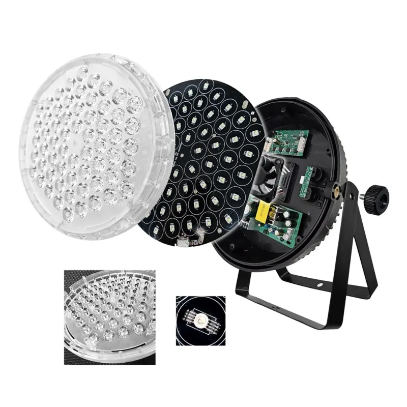 A25F-Stage Light 60 LED RGBW Lights For Conference Halls And Stage Atmosphere EU Plug