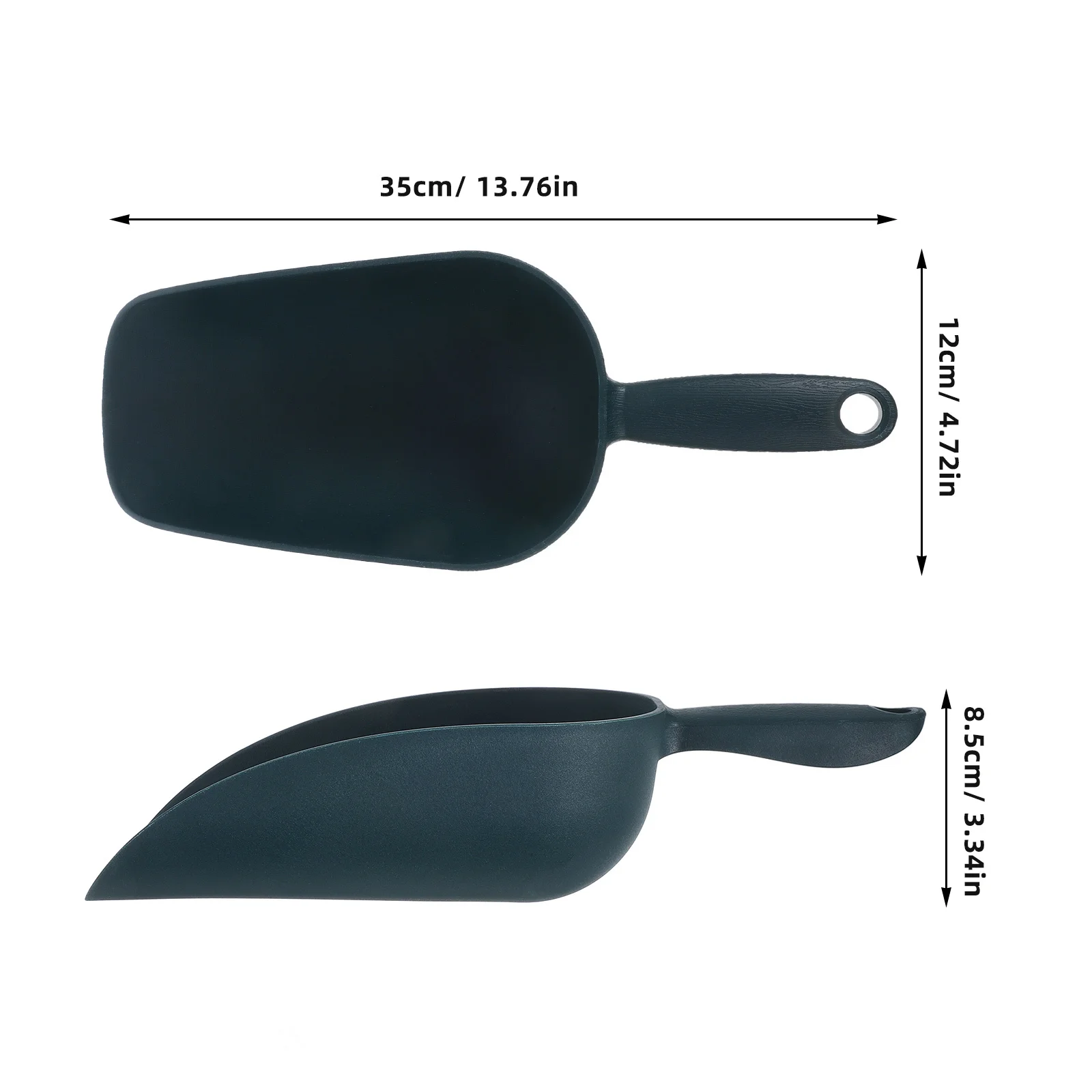 مجرفة حديقة مريحة ABS متينة وخفيفة الوزن وسهلة الحفر أداة يدوية للزراعة للمساحات الضيقة والبستنة الخارجية #2