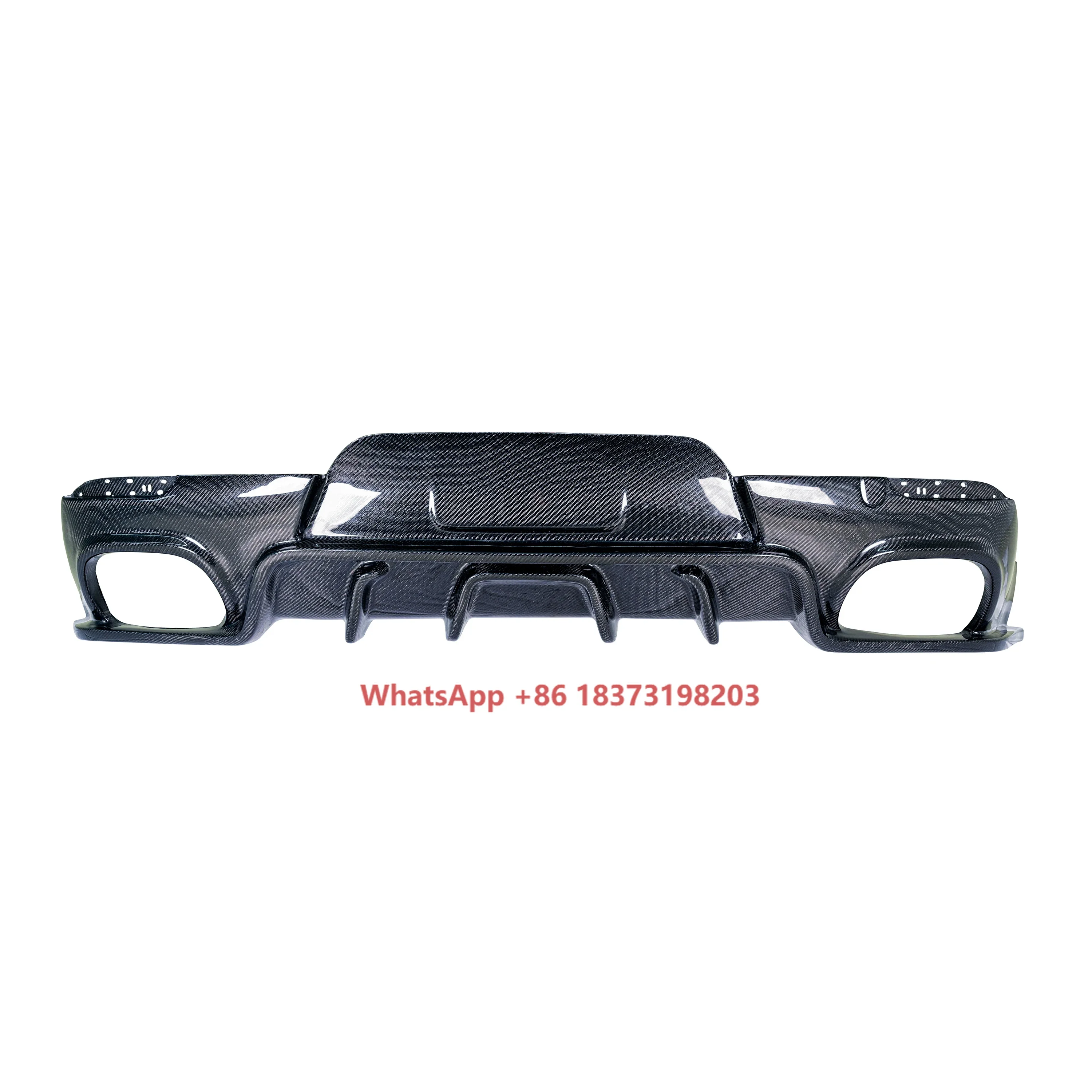 

KM High Quality Carbon Fiber Rear Diffuser Lip Bumper for 2014-2016 Panamera 970.2 Auto Protection Upgrade FXX Style