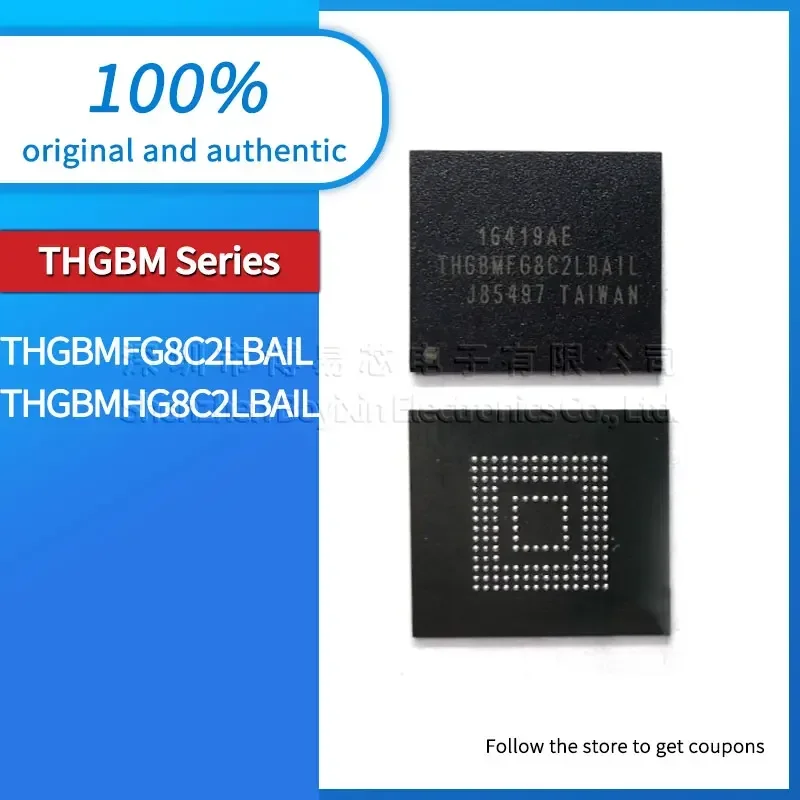 

THGBMHG8C2LBAIL THGBMFG8C2LBAIL Original Product BGA153 Black casing