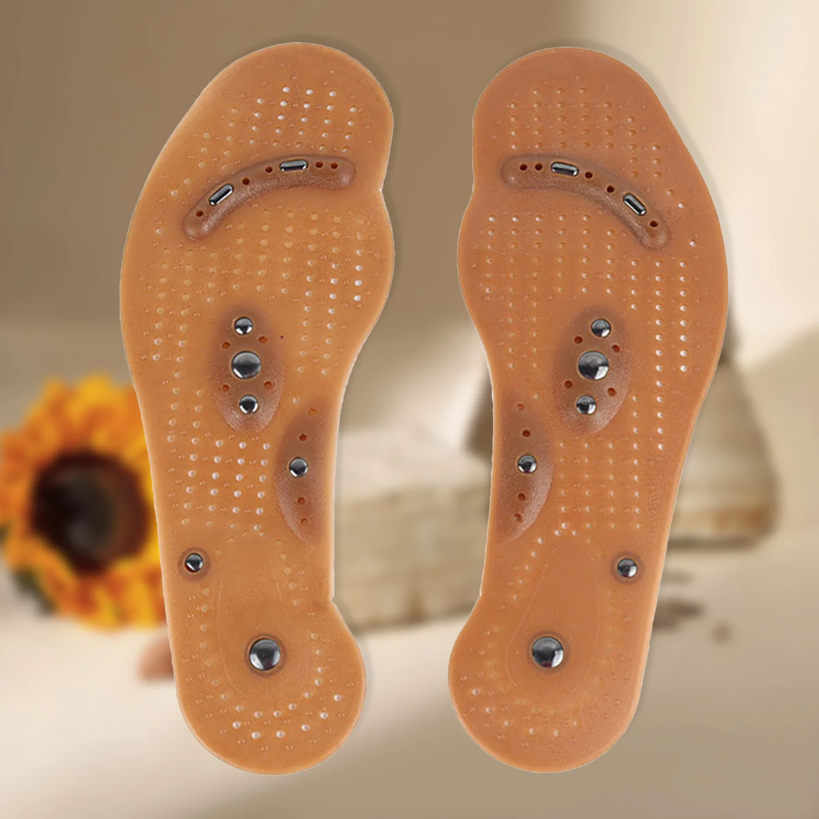 

1 пара массажных стельок, магнитотерапевтическая подушечка для поддержки свода стопы, здравоохранение ног, унисекс