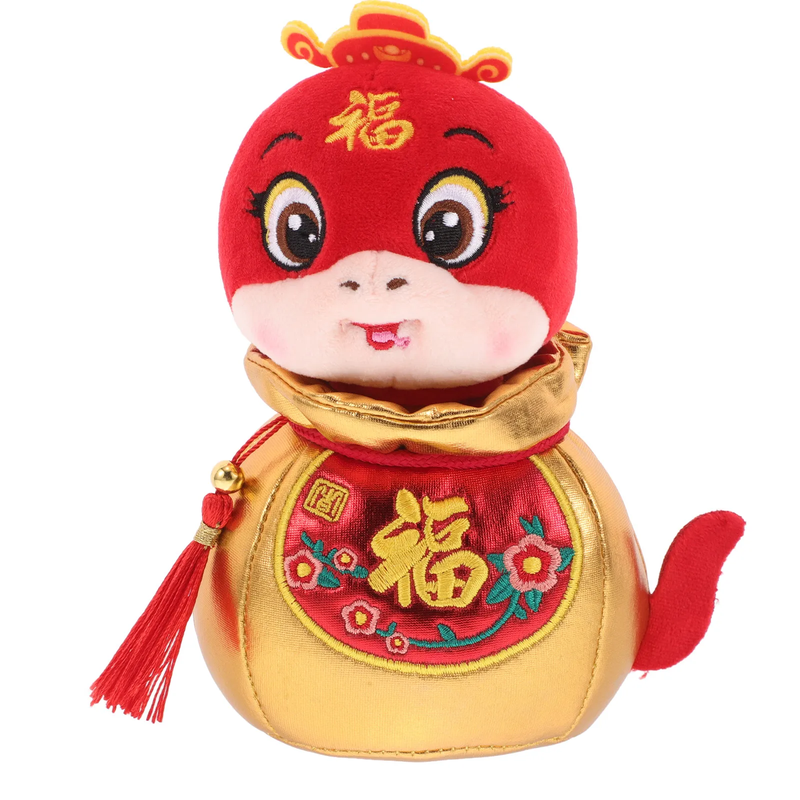

Year of The Snake Stuffed Snake Soft Comfortable Cute Decorative Chinese New Year Ornament Lucky Animal Plushy Gift