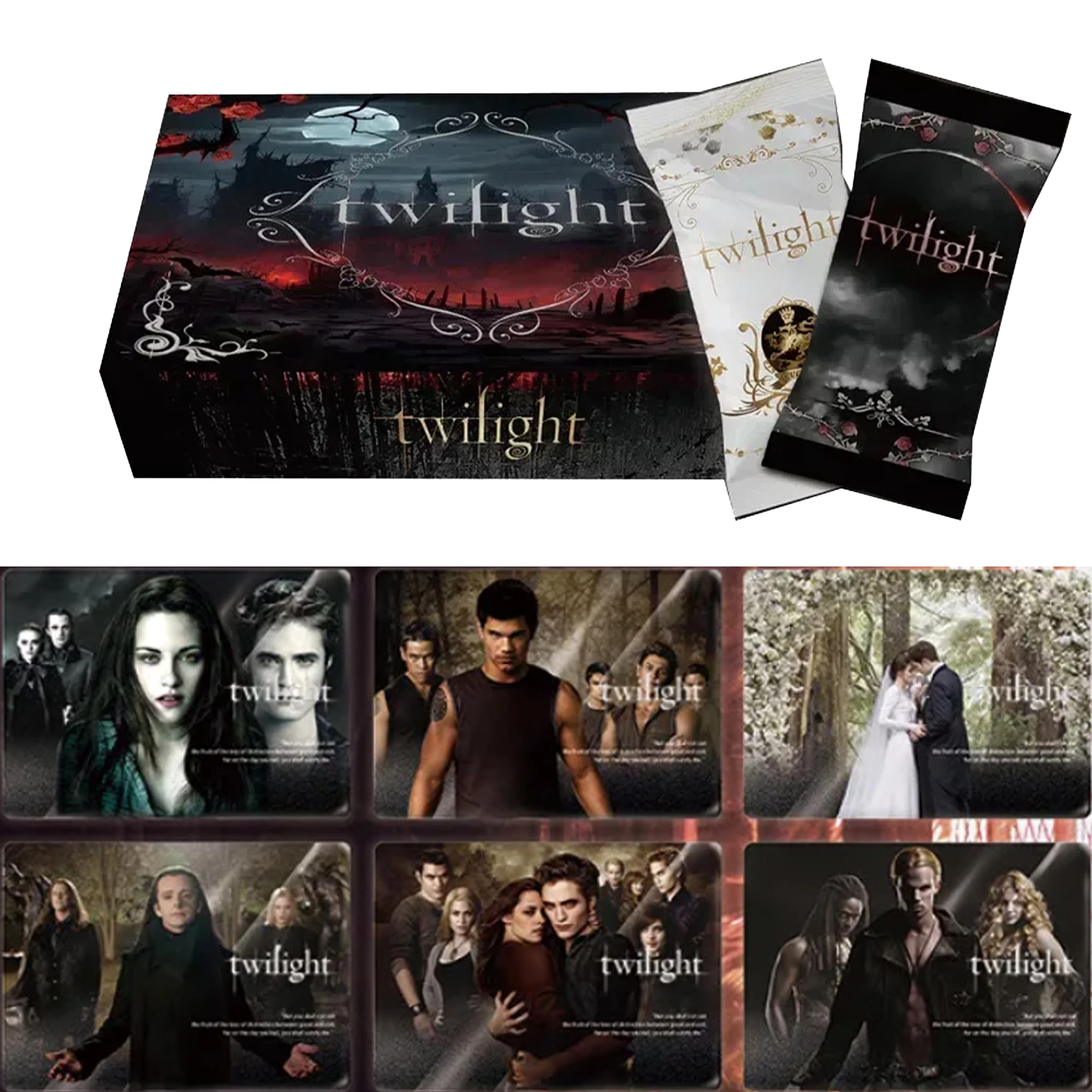 Genuine Twilight Collectible Card Classic Movie Character Card Bella & Edward Merchandise Recommended Collection Display Gifting