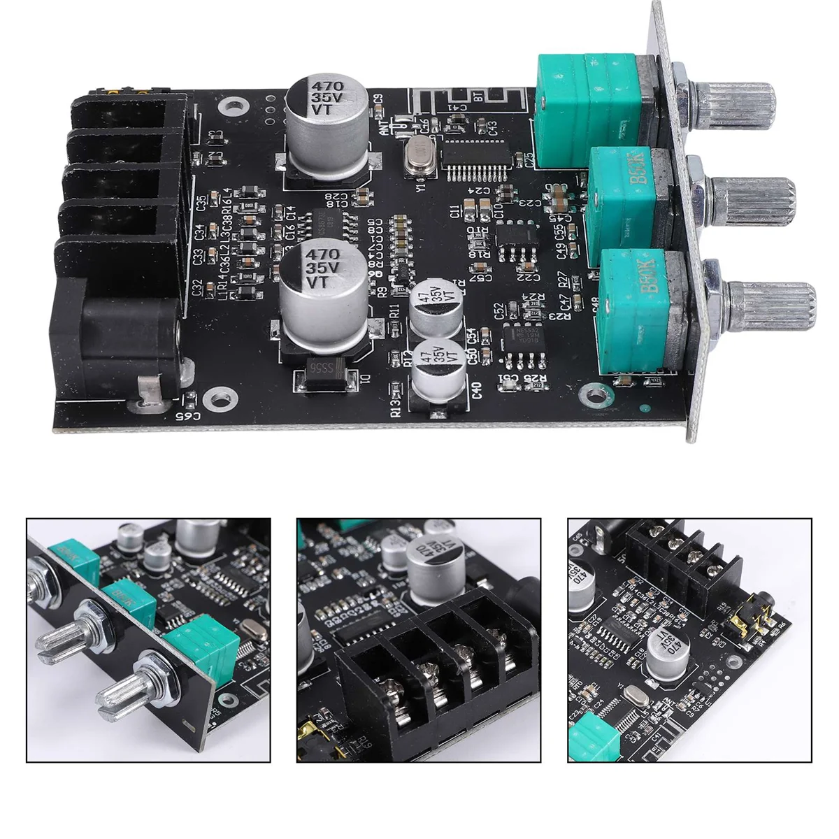 ZK-502MT Bluetooth 5.0 Subwoofer Amplifier Board 2.0 Channel High Power Audio Stereo Amplifier Board 2X50W Bass AMP