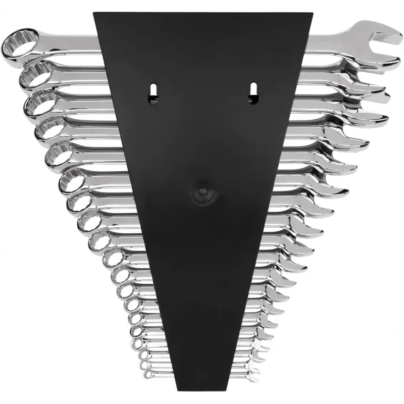 19-Piece(1/4-1-1/4 in.)Rack Combination Wrench Set with Rack| WCB91102