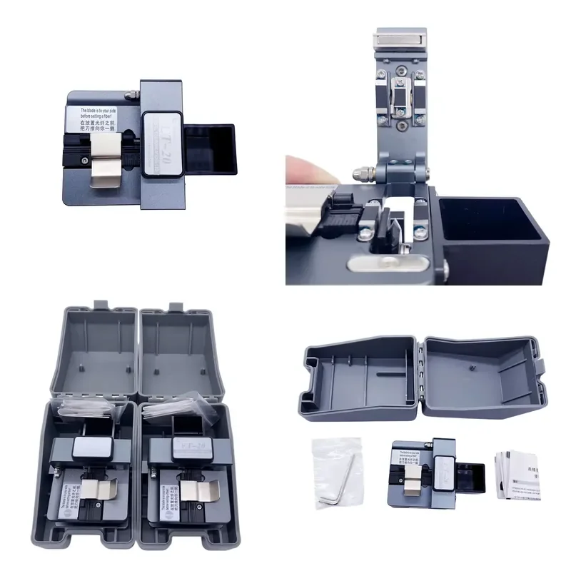 Ftth Fiber Optic Cleaver Optical Fiber Cutting Machine ET-20 Semi-automatic Cleaver up to 48000 Cleaves Fibre Cutting Machine