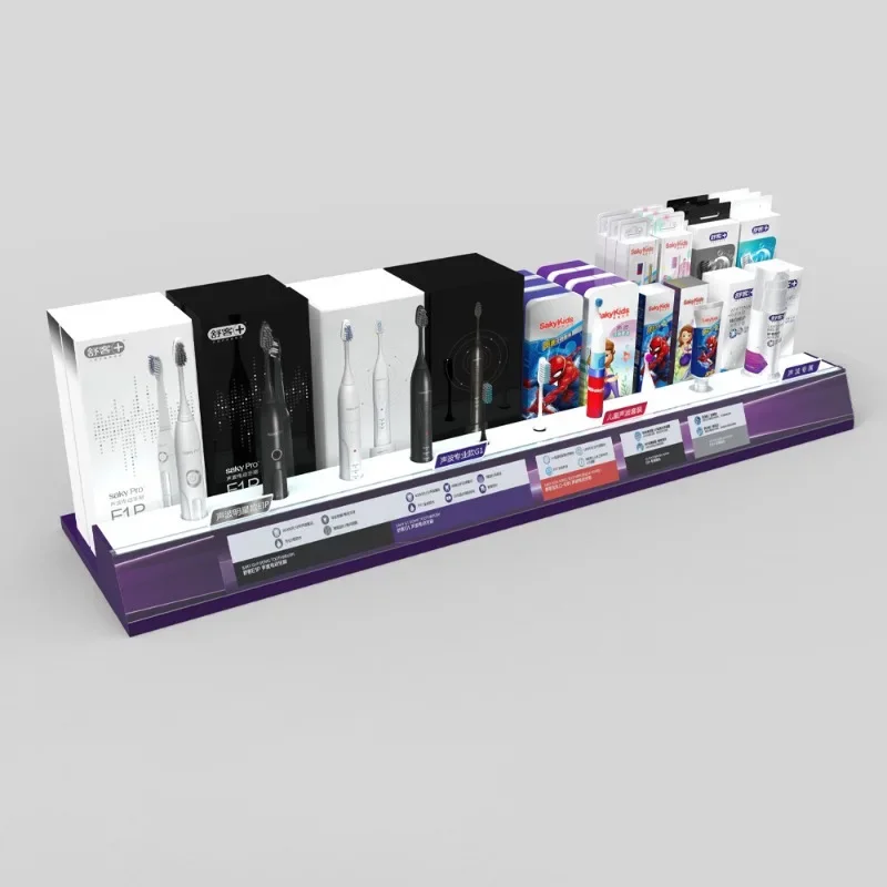 

Electric toothbrush display stand acrylic toothbrush Various quantity booths Customized toothbrush display stand
