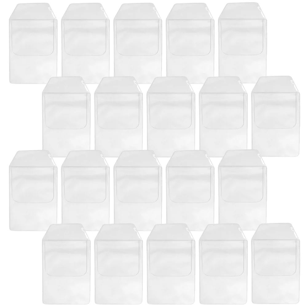 

20 Pcs Transparent Nurse Doctor Pencil Case Supply Storage Bags Insert Type Supplies Organizer for Inserted Pouch Holder