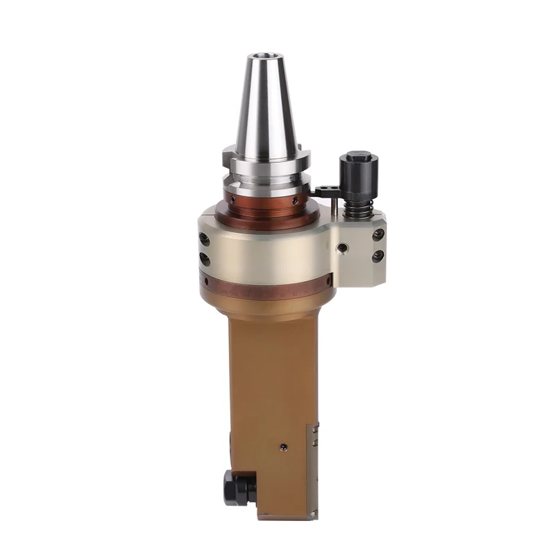 Horizontal Right Angle Drive Heads BT40 BT50 Steel Material for Milling Machines for Machine Tools