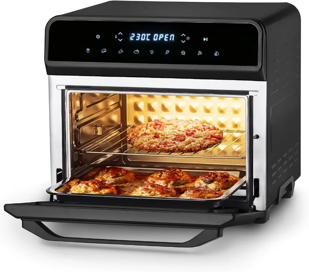 Ufesa Magnum Freidora de Aire sin Aceite Airfryer de 23 L, Doble Resistencia, Ahorro Energético, 8 Programas, Asador, 1800 W