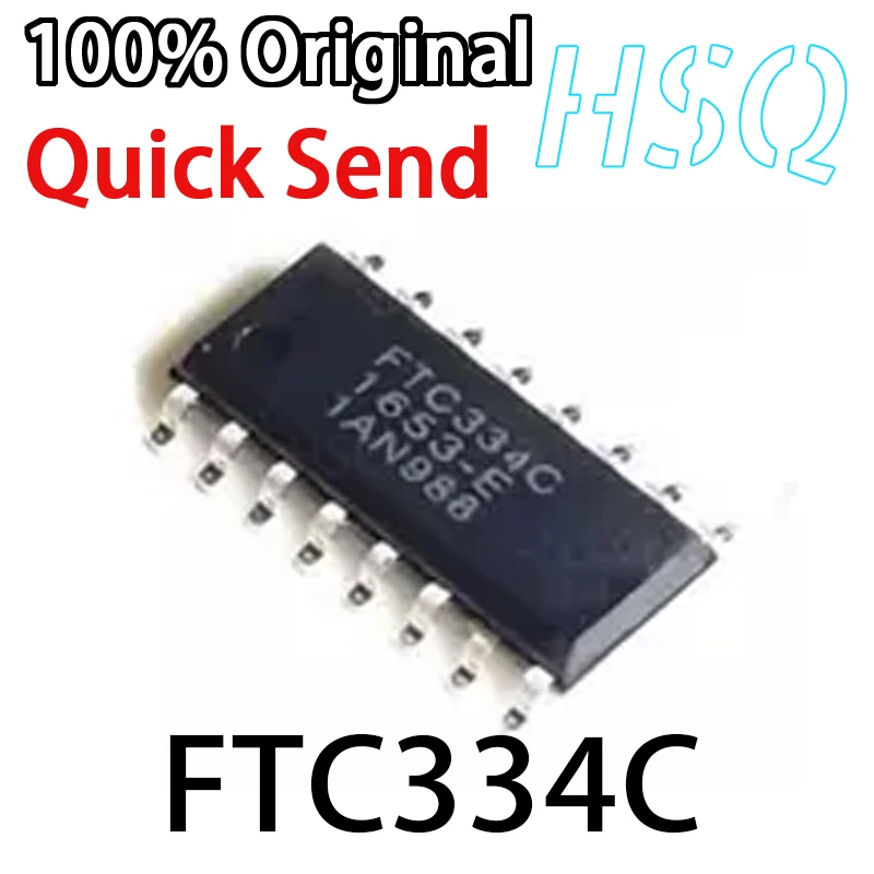 

1PCS New Original FTC334C FTC334 Packaged SOP-16 Touch Chip Button Processing Chip