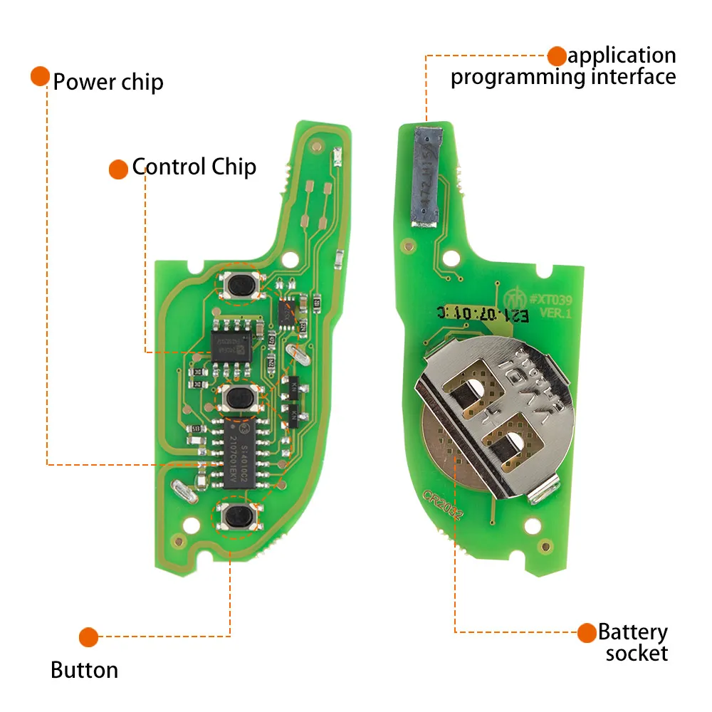 1/2/5pcs Xhorse 4 przycisk XEKF20EN VVDI Super zdalny nóż typu s z XT27A Super Chip