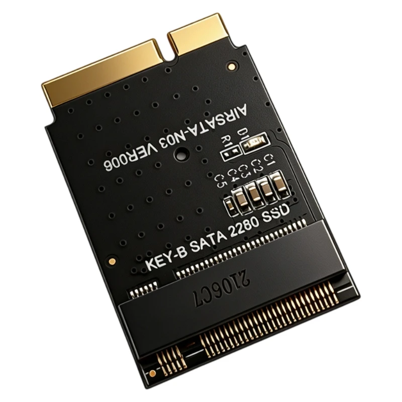 M.2 Key B SATA 2280 SSD Adapter Card For MacBook Air 2012 A1465 A1466 NGFF SATA SSD Converter Short Card For Mac Air SSD Upgrade