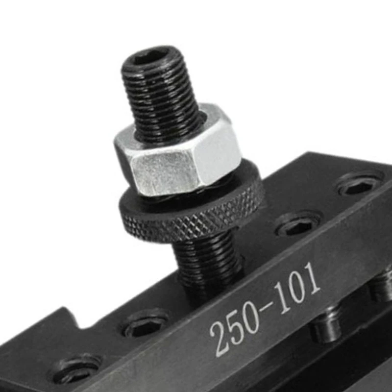 Quick Change Turning and Facing Tool Post, Adequado apenas para o tipo de pistão, 250-101