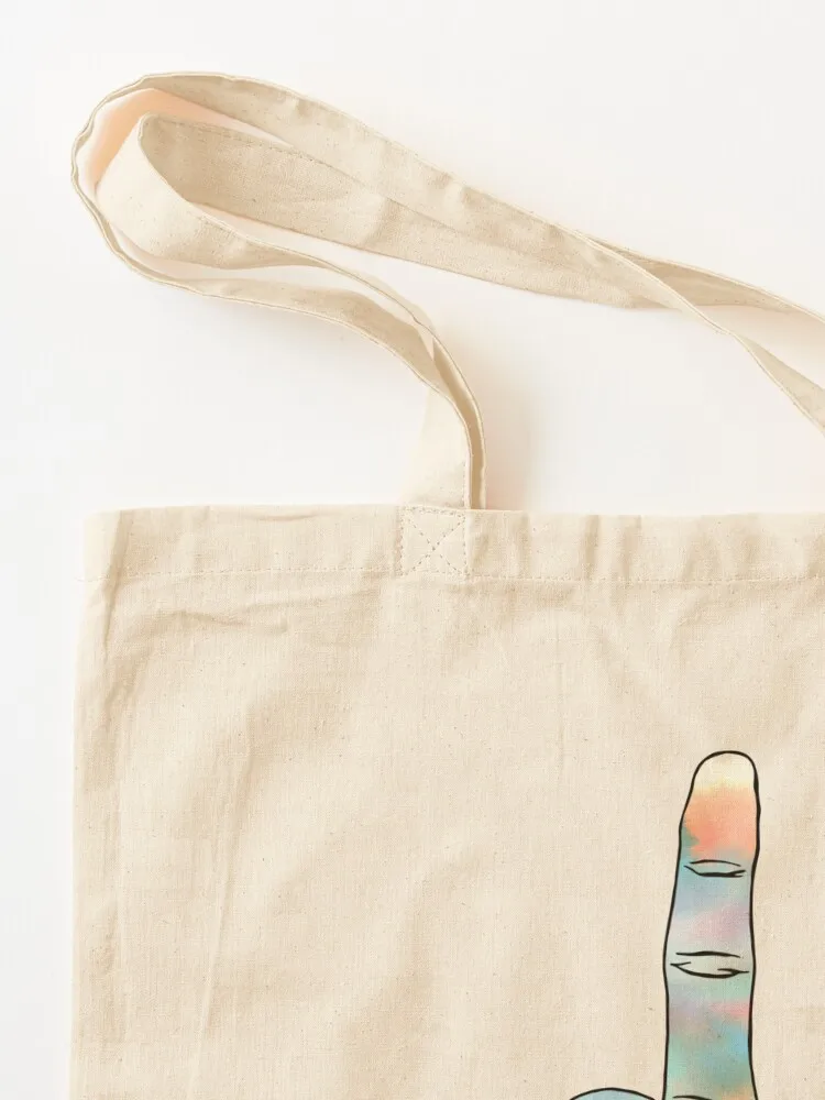 قوس قزح إصبع حمل حقيبة المتسوق حقيبة قماش حمل الحقائب أكياس الهدايا أكياس التسوق