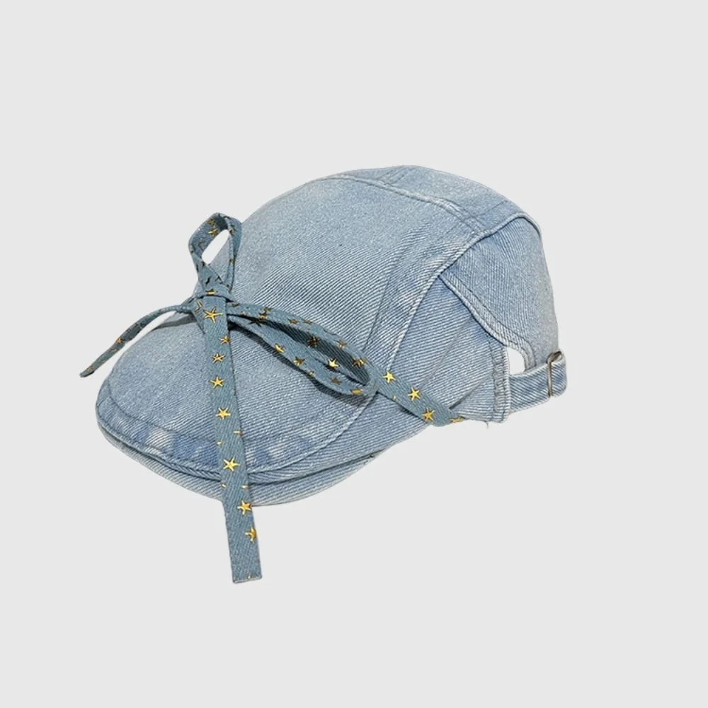 قبعة بيسبول بعقدة فيونكة ، قبعات واقية من الشمس متعددة الاستخدامات لرعاة البقر ، قبعة أمامية ، جودة عالية ، طراز كوري ، جديد